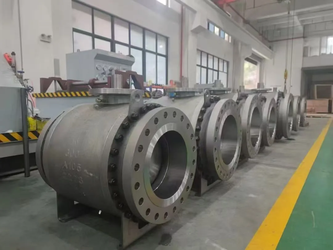 large bore valve bodies staged in YINKE workshop